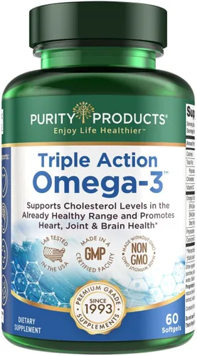 Miniatura 7 de Purity Products - Ultra Pure Omega 3,60 cápsulas blandas, Azul