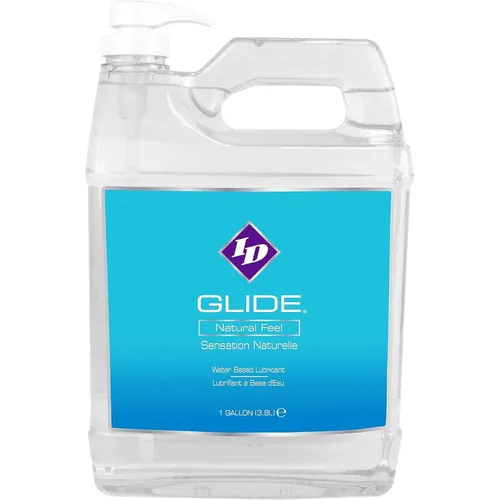 Miniatura 13 de ID Glide 64 oz (1892 ml) Lubricante personal a base de agua hipoalergénico para hombres, mujeres y parejas, sensación natural de deslizamiento