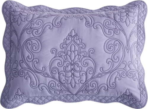 Miniatura 13 de CHIXIN Juego de colcha extragrande tamaño King – Funda de cama ligera – Hermosas costuras – Colcha reversible de 5 piezas – Patrón de paisley