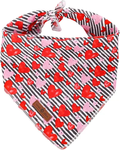 Miniatura 26 de lionet paws Bandana de conejo de Pascua para perros pequeños, medianos y grandes, pañuelo triangular para perros y gatos, bufanda para niñas y niños