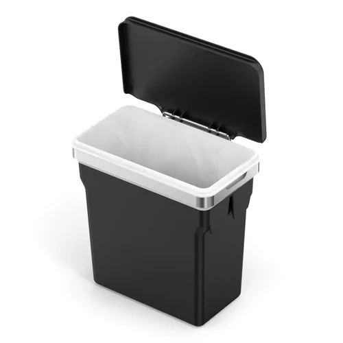 Miniatura 4 de simplehuman, cesto de residuos para gabinete, marco de acero de alto desempeño, de 10 l/2,6 galones