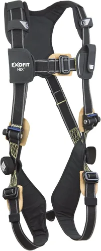 3M DBI-SALA ExoFit NEX 1113338 - Arnés de arco de cuerpo completo, anillo en D con respaldo de alumbre recubierto de PVC, malla Nomex/Kevlar,