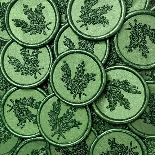 Miniatura 34 de 25 Calcomanías de Sellos de Cera Hechas a Mano, Sellos para Sobres, Calcomanías de Cera Autoadhesivas para Invitaciones de Fiestas de Boda, Sobres