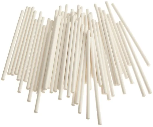 Palitos de papel con ventosa para tartas (50, 8 x 7/32 pulgadas)