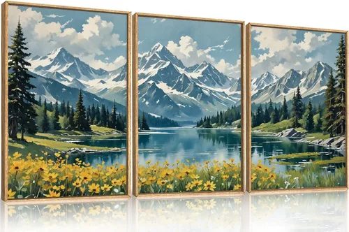 Miniatura 11 de Arte de Pared de Lienzo Enmarcado con Grandes Pinceladas Abstractas, Decoración de Pared Azul Marino Neutro, Pintura de Pared Moderna en Tonos