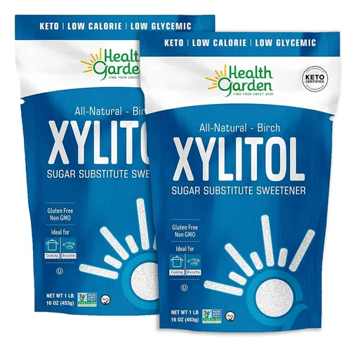Miniatura 8 de Health Garden Edulcorante de xilitol de abedul, 50 paquetes – Sustituto de azúcar de xilitol 100% derivado de abedul para hornear y café, reemplazo