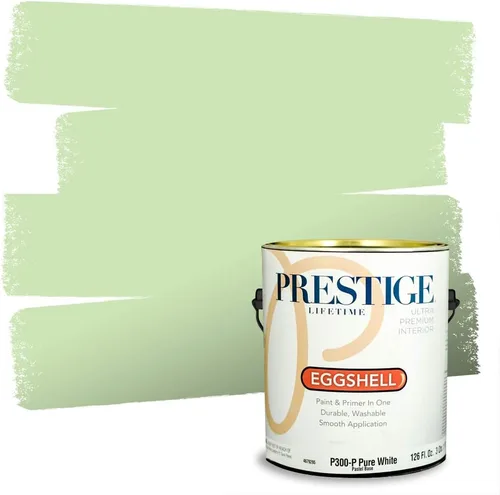 Miniatura 78 de PRESTIGE Pintura exterior e imprimación en uno, aloe, plano, 1 galón