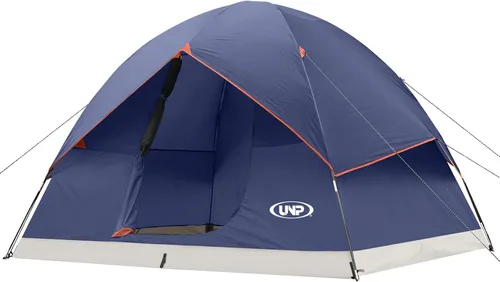 Miniatura 14 de UNP Tienda de campaña de cúpula de 6 personas para 4 estaciones, fácil de montar para acampar y senderismo, ligera y portátil, verde