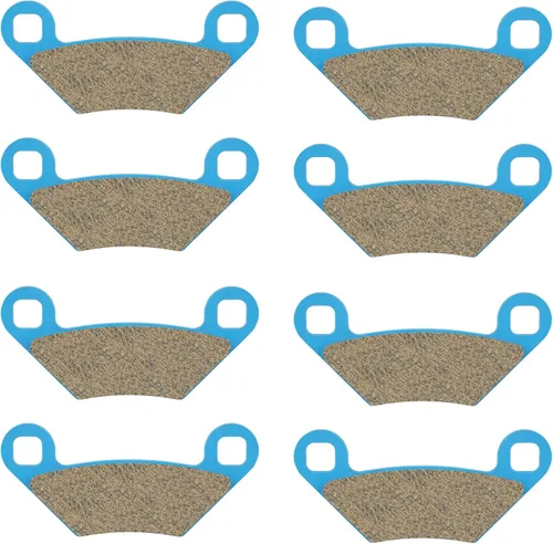 Juego de pastillas de freno de cerámica delanteras y traseras para Polaris Sportsman 850 2009-2022, 1000 X 2015-2021, 4 juegos de pastillas de freno