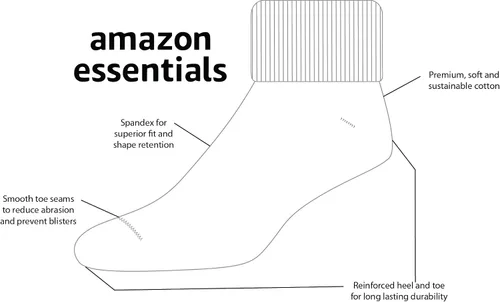 Miniatura 2 de Tienda Essentials Calcetines para mujer, 6 pares