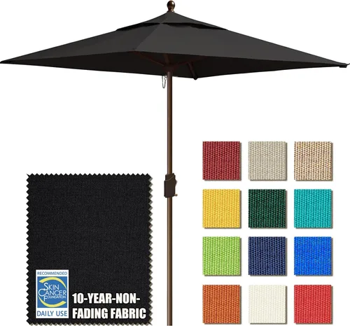 Miniatura 15 de EliteShade USA Sombrilla de Mercado de 9 Pies con Garantía de 10 Años Sin Decoloración, Sombrilla de Patio, Sombrilla de Mesa para Exteriores