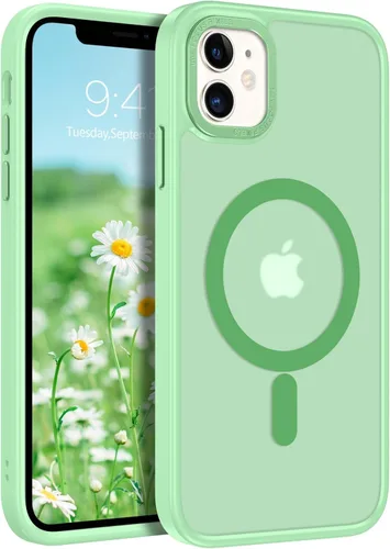 Miniatura 9 de BENTOBEN Funda para iPhone 11, Funda de teléfono para iPhone 11 Funda Magnética [Compatible con Mag Safe] Translúcida Mate Delgada Resistente a Negro