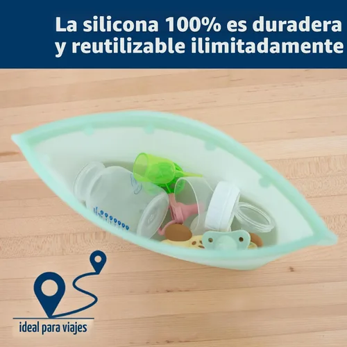 Miniatura 2 de Bolsa de esterilización de microondas a vapor Dr. Brown's para biberones, piezas de bomba de pecho y otros accesorios para niños, 100% silicona