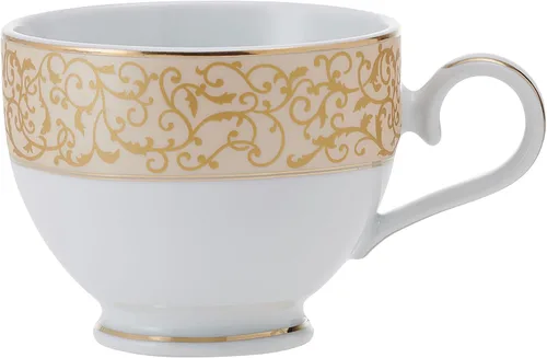 Miniatura 10 de Mikasa Parchment - Juego de vajilla de 40 piezas, servicio para 8, platos de porcelana duraderos, cuencos y tazas con diseño contemporáneo, apto