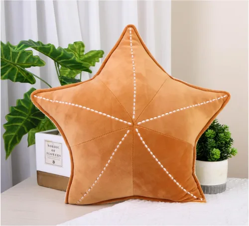 Miniatura 11 de Cojín de felpa con diseño de estrella de mar para automóvil, mesita de noche, sofá, muebles para el hogar, dormitorio, oficina