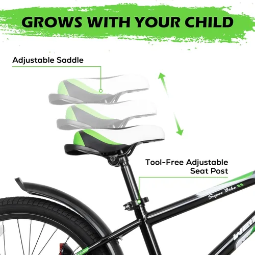 Miniatura 7 de WEIZE Kids Bike, 16 20 Inch Children Bicycle for Boys & Girls Ages 4-12 Years Old, Rider Height 41-62 Inch, Adjustable Seat & Handlebars, Coaster