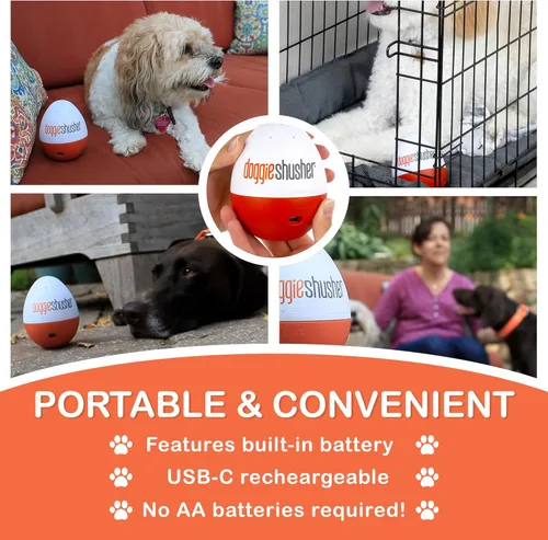 Miniatura 6 de Máquina de sonido portátil para perros, calmante ruido blanco para perros, alivio de ansiedad por separación para mascotas, perfecta