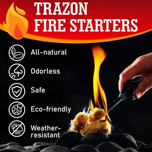 Miniatura 4 de Todos los arrancadores de fuego de madera natural: Chimenea Camping Parrilla de arranque de carbón BBQ Chimenea Estufa de leña fogatas. Palos