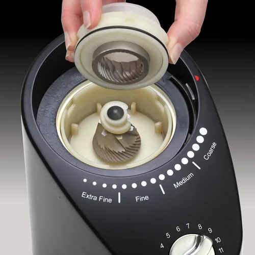 Miniatura 8 de Capresso Infinity Plus Molinillo de Fresas Cónicas, Negro