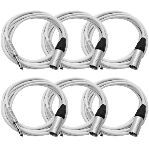 Miniatura 10 de Seismic Audio SATRXL-M2Black6 - Cable de conexión XLR macho a TRS de 2 pies, color negro