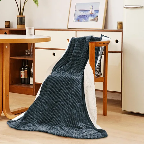 Miniatura 6 de JET'S HOME Manta térmica de 50 x 60 pulgadas, manta eléctrica de franela con certificación ETL, lavable a máquina, con 9 niveles de calefacción, 10