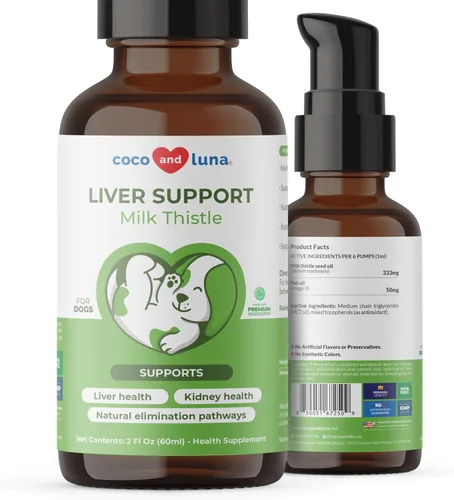 Miniatura 11 de Cardo mariano para perros – 90 masticables suaves – Apoyo hepático y renal – Apoyo hepático con EPA y DHA – Desintoxicación – Suplemento hepático