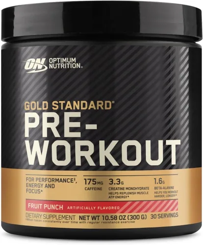Miniatura 13 de Suplemento Dorado Estándar para antes del entrenamiento Optimum Nutrition, para 30 porciones, 10.6 onzas, 2730503, 1, 1