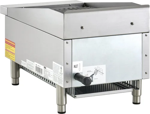 Miniatura 3 de Kratos Gama comercial, parrilla radiante de encimera de gas de 15 pulgadas de ancho, 37,000 BTU (29Y-178)