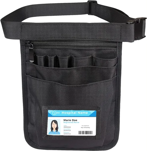 Riñonera de enfermera médica, cinturón de herramientas de enfermería para mujeres, bolsas de enfermería para suministros de trabajo con organizador