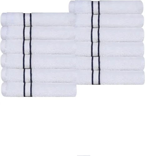 Miniatura 31 de Juego de toallas de baño de algodón turco ultra suave de Superior, juego de 2 piezas, toallas para la ducha, baño, artículos esenciales para el Latte