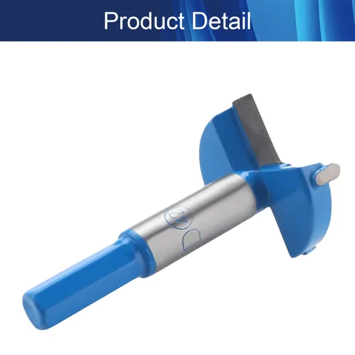 Miniatura 4 de Forstner Broca de taladro de 1.65 pulgadas / 1.654 in para carpintería, brocas de perforación de madera de carburo con mango hexagonal de 2/5