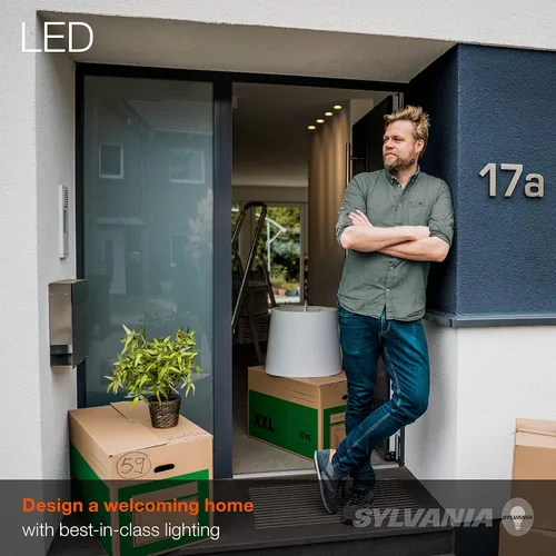 Miniatura 3 de SYLVANIA LED Flood - Bombilla R20, 50 W = 5 W, 10 años, 325 lúmenes, base media E26, regulable, 2700 K, luz blanca suave - Paquete de 2 (73993)
