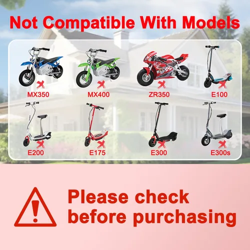 Miniatura 3 de Carga de batería de 12 V para niños, compatible con Razor Power Core E90 E95, Black Label E90, MX125 Dirt Rocket, E90 Sprint