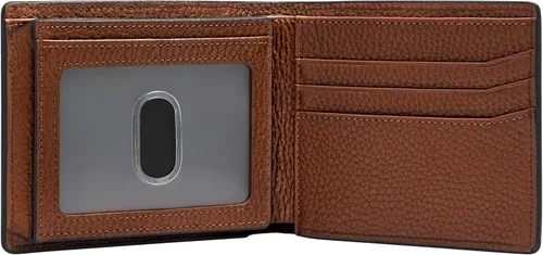 Miniatura 39 de Fossil Billetera plegable de cuero para hombre con ventana de identificación abatible para hombres