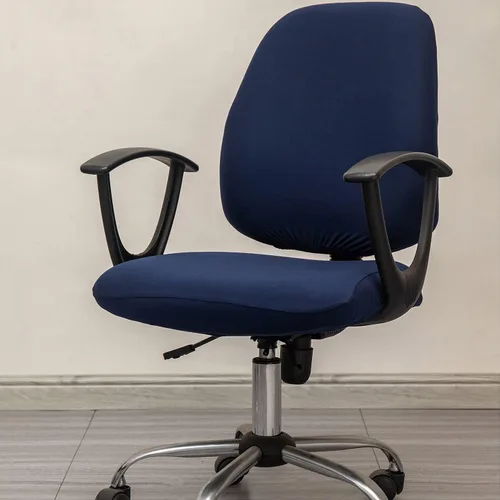 Miniatura 15 de Melaluxe - Funda para silla de oficina de computadora, funda universal protectora y elástica, cubierta elástica para silla giratoria (Rojo)