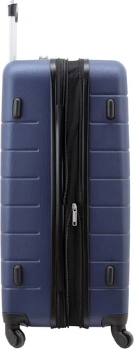 Miniatura 5 de Wrangler - Juego de piezas de equipaje inteligente con portavasos y puerto USB, Azul marino