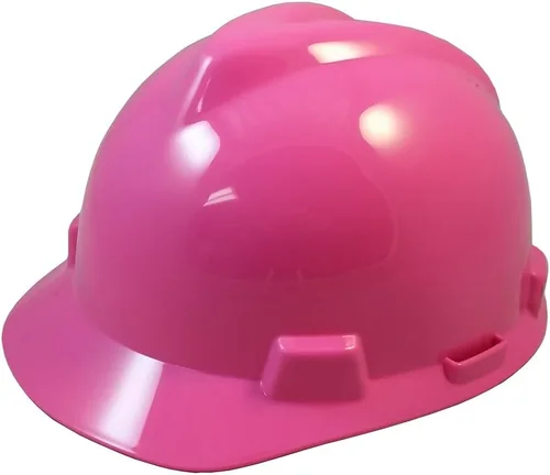 Miniatura 9 de MSA V-Gard Jumbo (grande), gorras con suspensiones FasTrac III y práctica bolsa de mano Púrpura