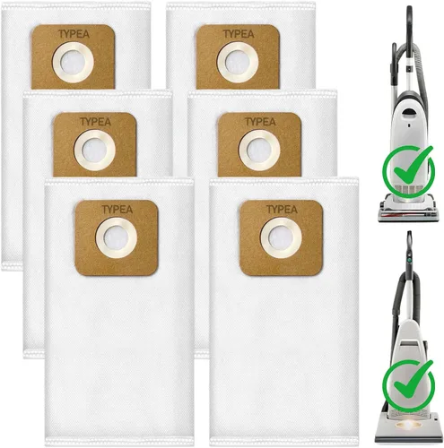 Bolsas de vacío HEPA tipo A para Riccar Most Vibrance/R-Series & Simplicity 5000/6000 - Reemplazo RAH-6/SAH-6, filtración de 5 capas, 99.97% de