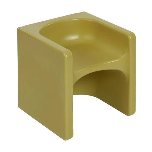 ECR4Kids Tri-Me 3 en 1 silla cubo, muebles para niños, color verde helecho Verde Fern