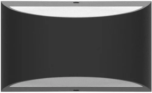 Miniatura 4 de Aipsun Juego de 2 apliques de pared LED modernos negros para interiores, con cable arriba y abajo, para sala de estar, dormitorio, pasillo, pasillo