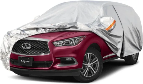 Miniatura 113 de Kayme - Cubierta completa impermeable de 6 capas para automóvil, apta para todo clima, protección para exteriores contra lluvia, rayos ultravioleta