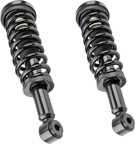 Miniatura 15 de Puntales de amortiguador de repuesto, conjunto completo delantero en pareja, compatible con Nissan Altima 2013-2018 172901/172902 Negro