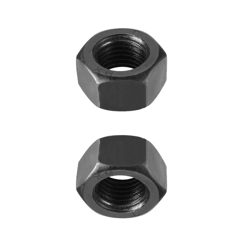 Miniatura 8 de DTGN Tuercas hexagonales M6x1mm (DxP), paquete de 50, buenas para reparación de garaje en casa, tuercas hexagonales chapadas en zinc de acero al