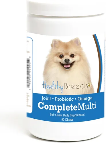 Miniatura 375 de Healthy Breeds Pug todo en uno multivitamínico suave masticable 60