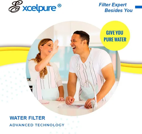 Miniatura 5 de EXCELPURE Cartucho de filtro de agua para sedimentos para toda la casa de 5 micras de 10 x 2.5 pulgadas, repuesto para cualquier unidad de RO de 10