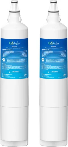 EcoAqua Filtro de agua para refrigerador 5231JA2006A, repuesto para LG® LT600P®, 5231JA2006A, 5231JA2006B, KENMORE 46-9990, 9990, 469990, 469990, 2