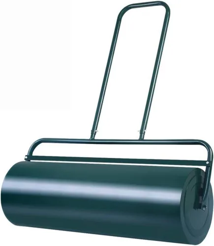 Goplus - Rodillo para césped, de acero, con relleno de agua o arena, tirado/empujado/remolcado, con mango en forma de U, rodillo para césped de Verde