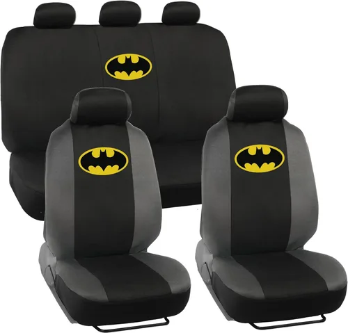 Miniatura 12 de BDK Warner Bros DC Comics Wonder Woman Accesorios para Automóvil Fundas de Asiento - Par Delantero Incluye Funda Removible para la Cabeza