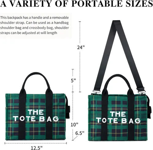 Miniatura 5 de Bolso de mano para mujer, bolso de mano de lona para el trabajo, vida diaria