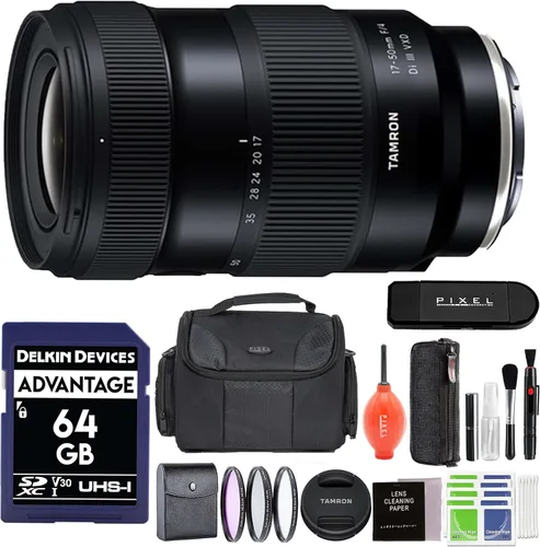 Miniatura 4 de Tamron 0.669-1.969 in f/4 Di III VXD Lente para Sony E Mount con accesorios avanzados y paquete de viaje AFA068S-700 Tamron 0.669-1.969 in